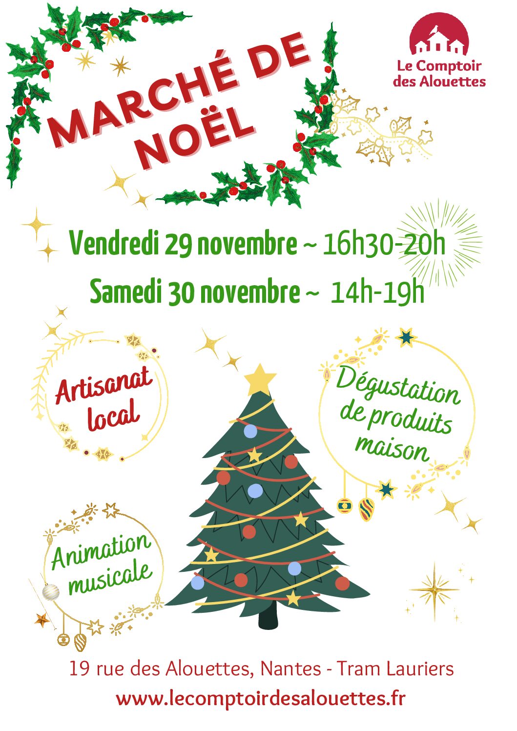 Marché de Noël des Alouettes